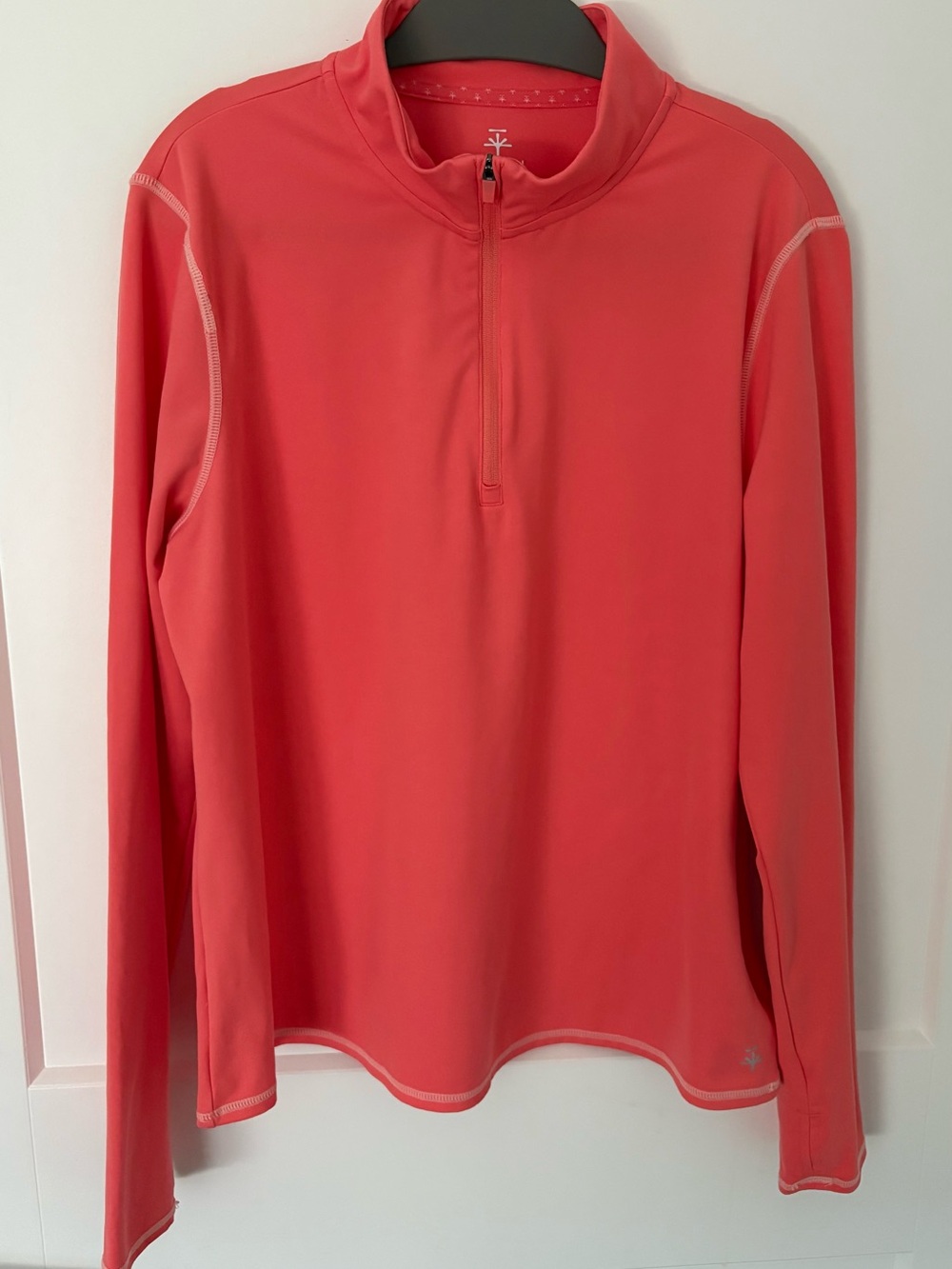 Soybu Coral Quarter Zip Active Top - Long Sleeve Pullover Sz L